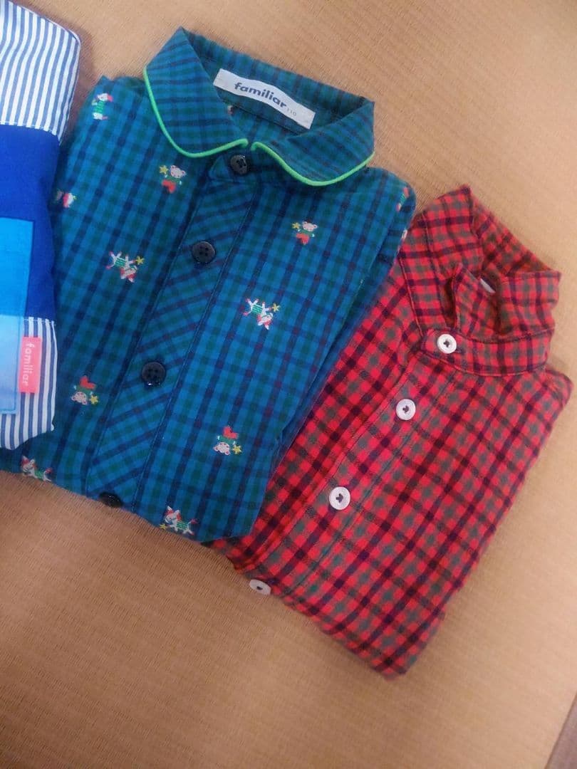 familiar(⁠*⁠•⁠ᴗ⁠•⁠*⁠)長袖シャツ110センチ1枚୧⁠⁠୨