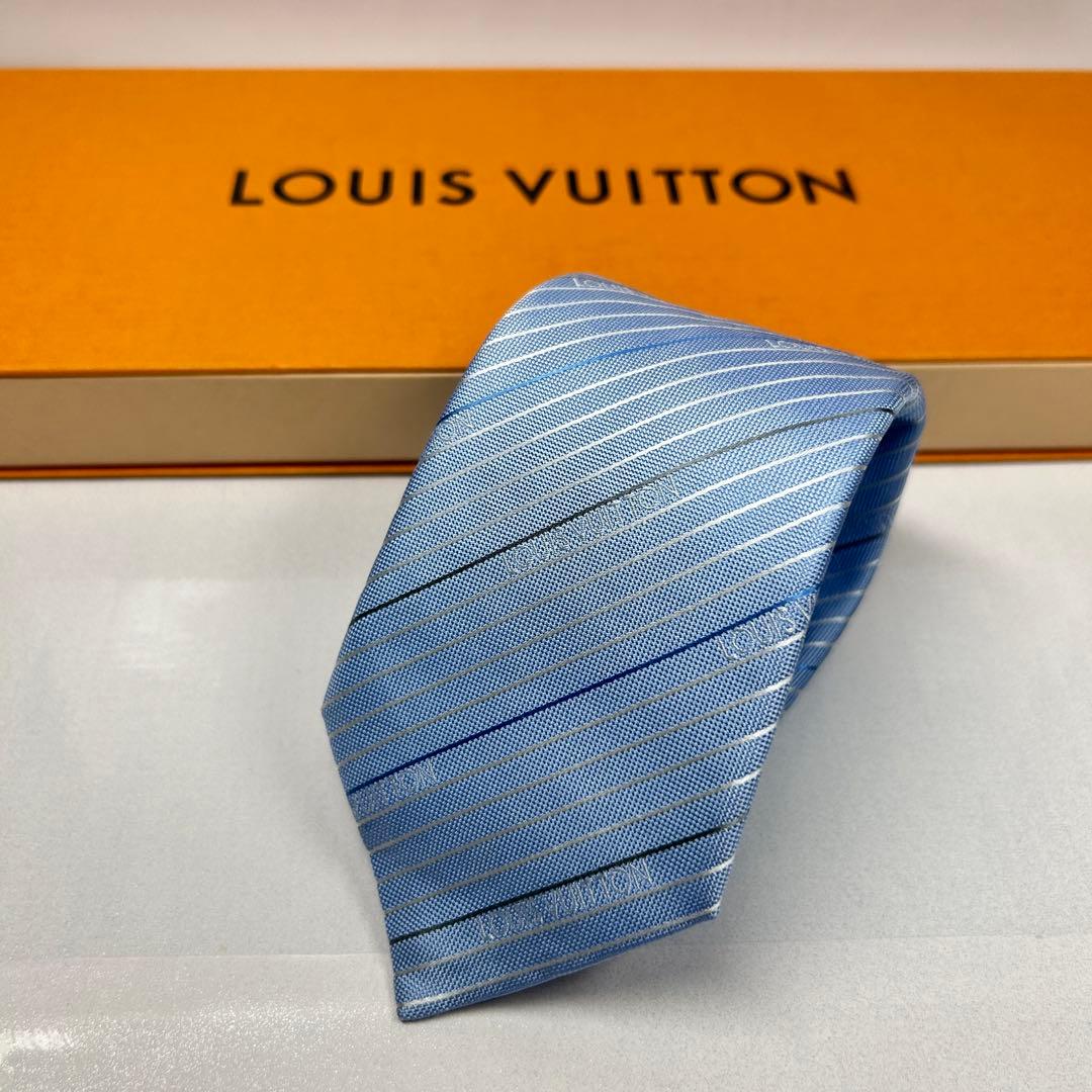 LOUIS VUITTON ルイヴィトン 未使用級 現行 ディアゴナル ネクタイ