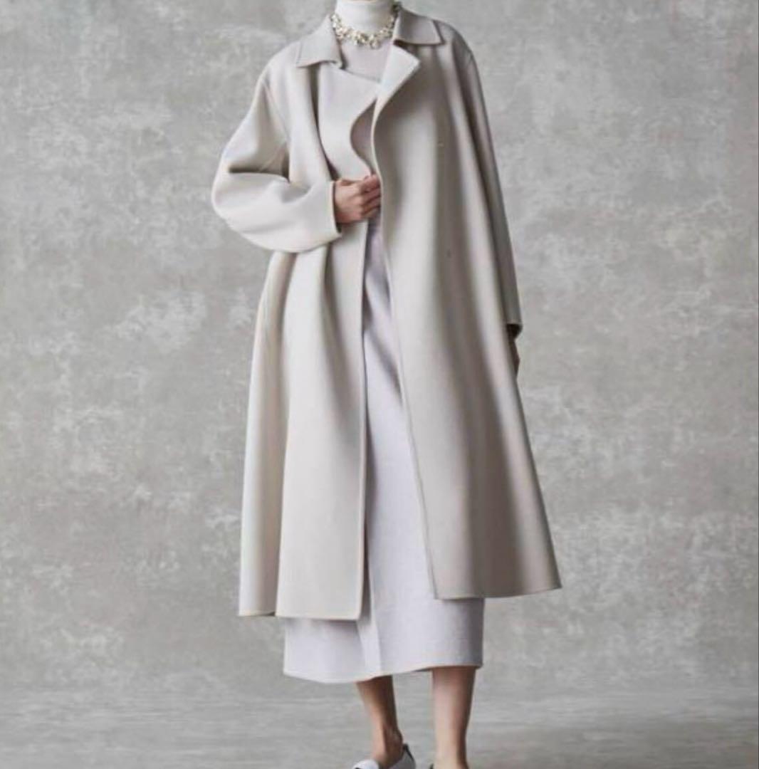 Drawer ウールケヌキステンカラーコート 2022aw