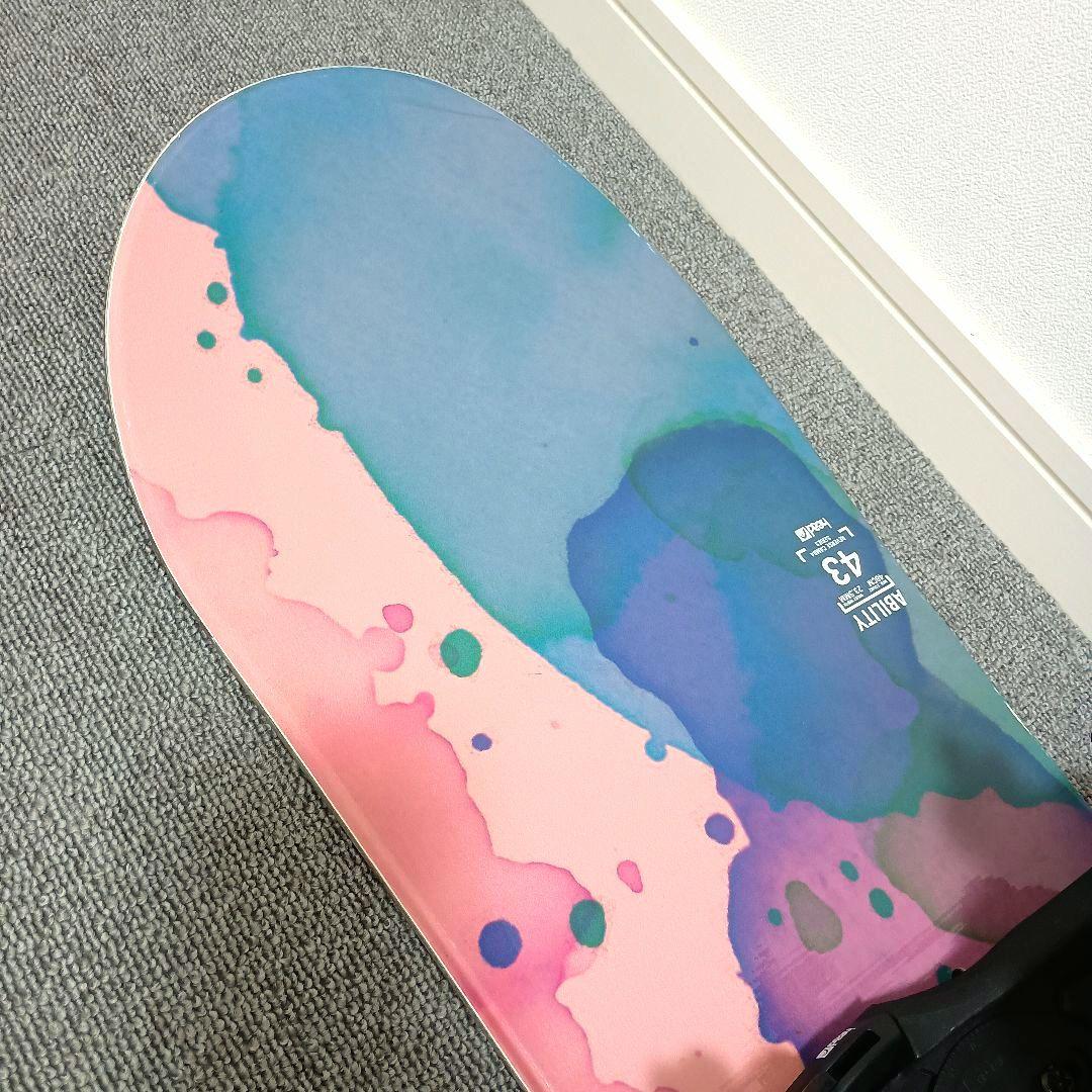 スノーボードセット HEAD 143cm ABILITY ビンディング M