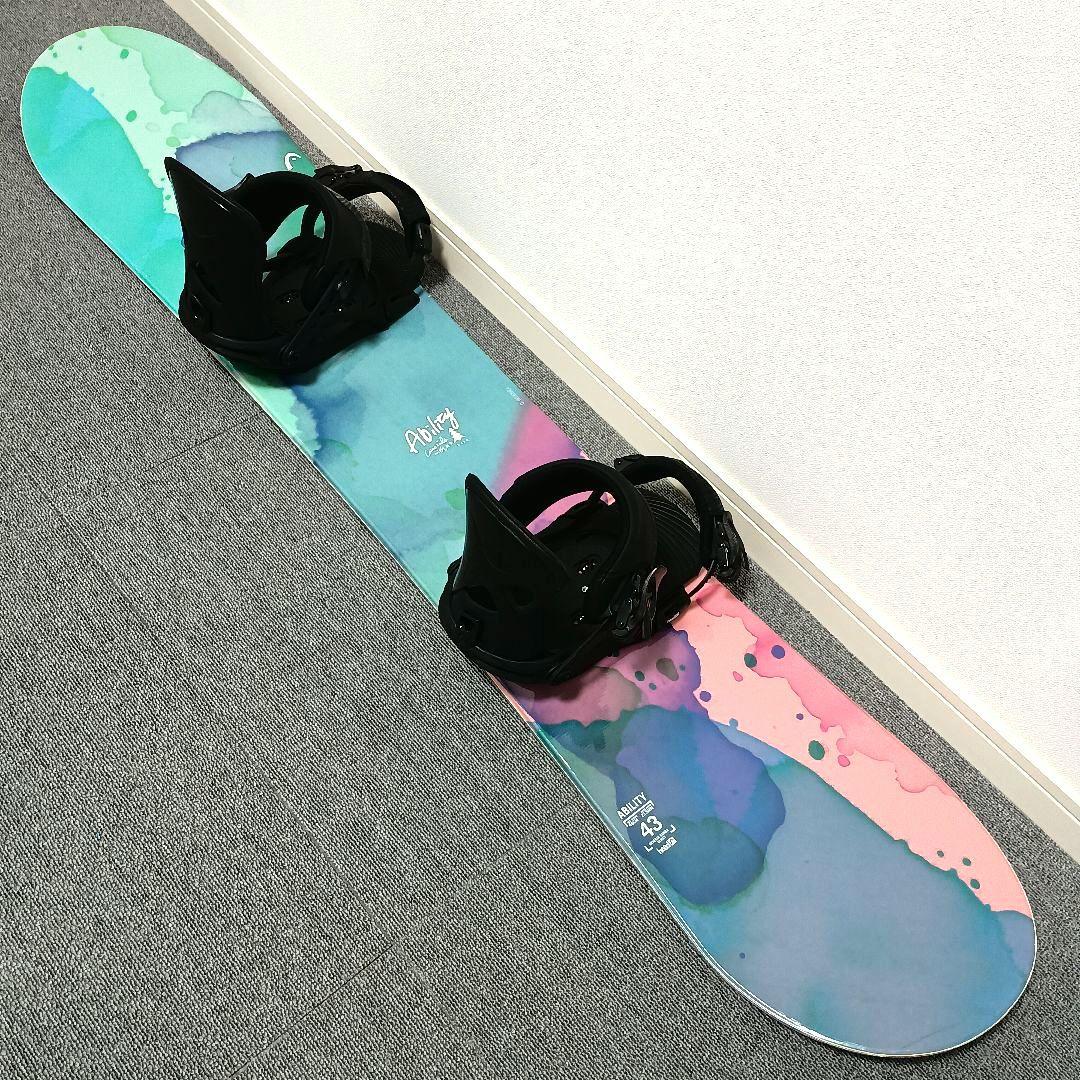 スノーボードセット HEAD 143cm ABILITY ビンディング M
