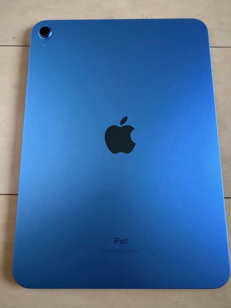 美品Apple iPad 63G 10世代ブルーとカバー