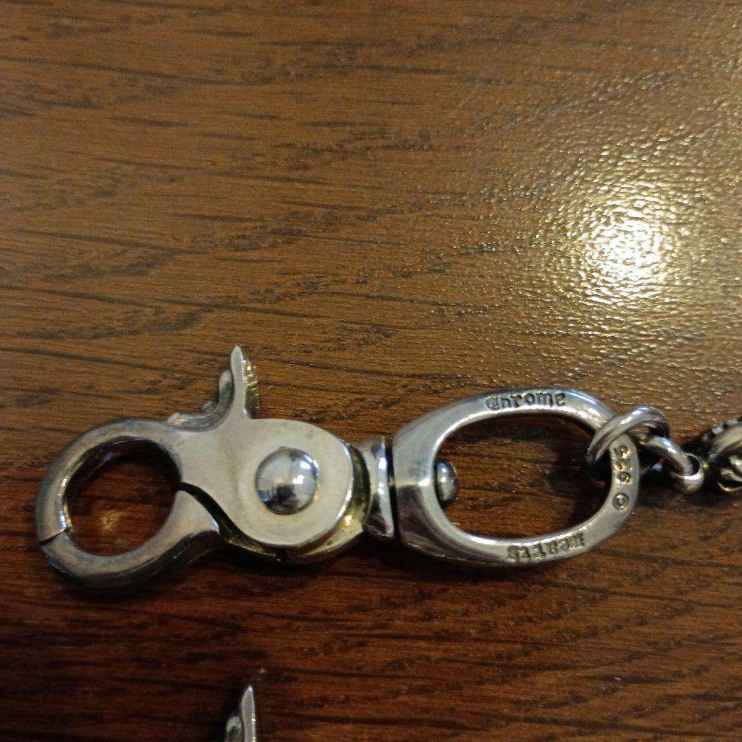 ウォレットチェーン　約55センチ　クロム　タイプ