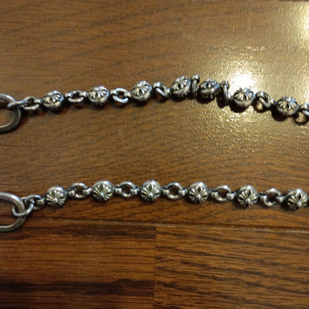 ウォレットチェーン　約55センチ　クロム　タイプ