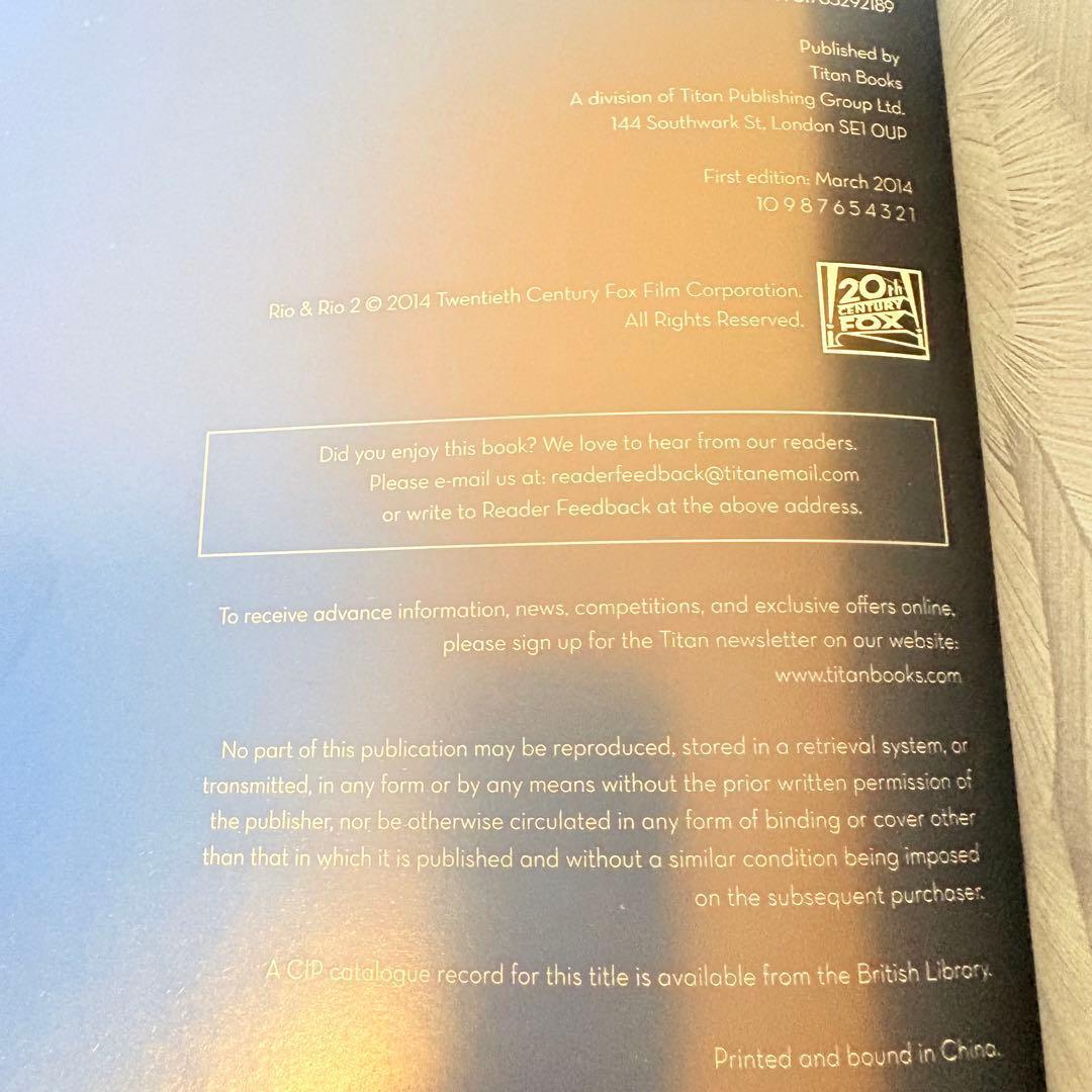 【洋書】The Art of Rio