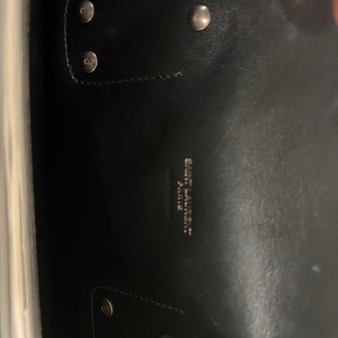 定価38万 美品 サンローラン サックドジュール ラージ ブラックマット