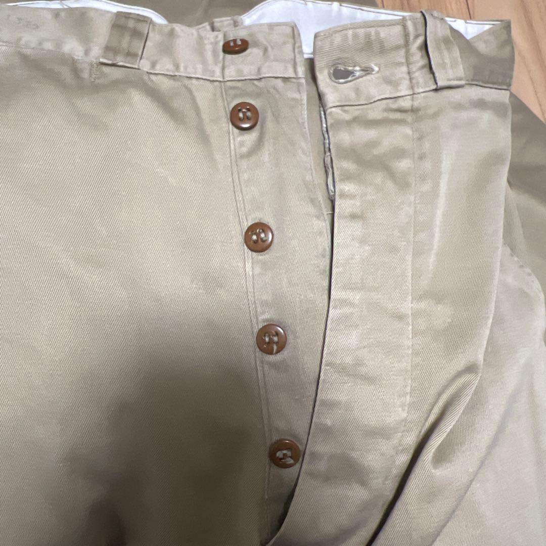 U.S.ARMY M-45 45カーキ　チノパンツ　50s 31×35