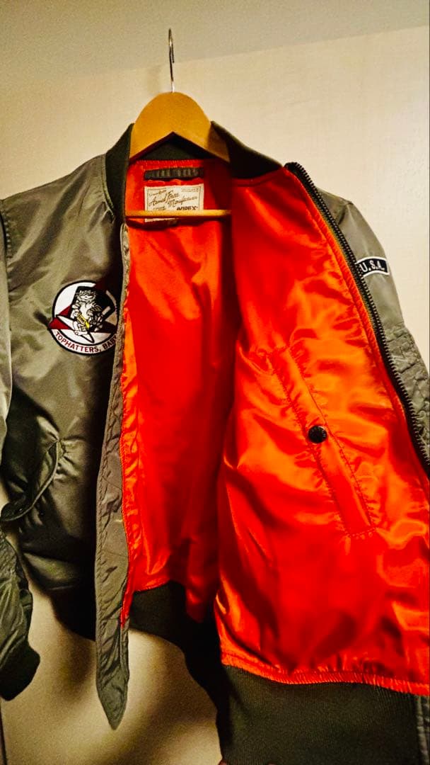 試着のみ　AVIREX アヴィレックス MA-1 フライトジャケット XL