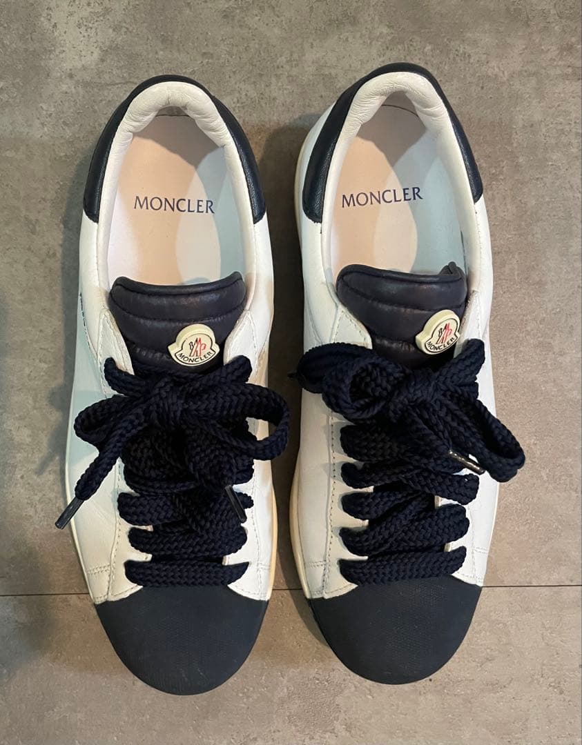 靴 MONCLER MRS.MONCLER Leather Sneaker 36