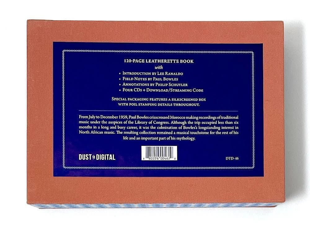 廃盤 CD BOX MUSIC OF MOROCCO PAUL BOWLES