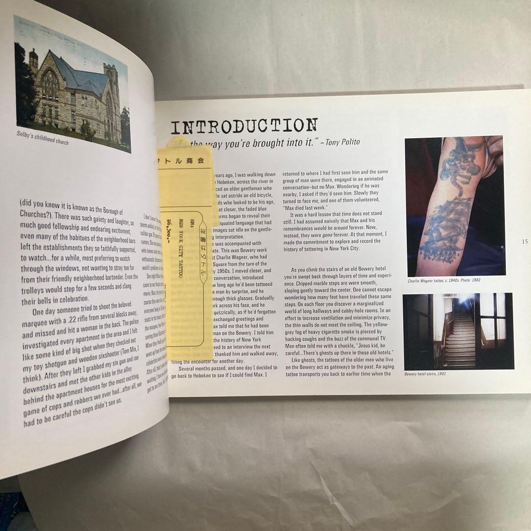 New York City Tattoo アメリカ　刺青　洋書　英語　匿名配送