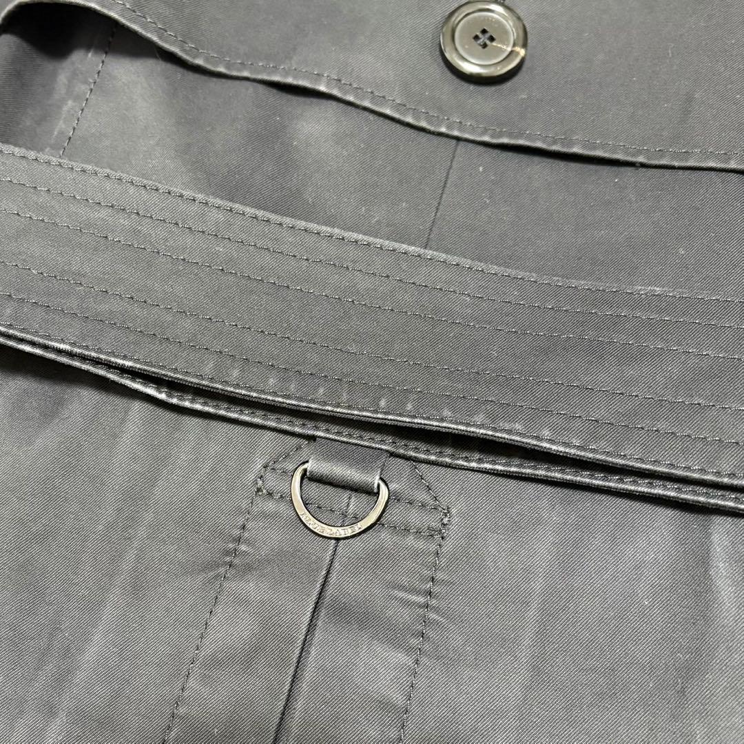 バーバリーブルーレーベル トレンチコート ライナー ベルト付き ノバチェック 黒