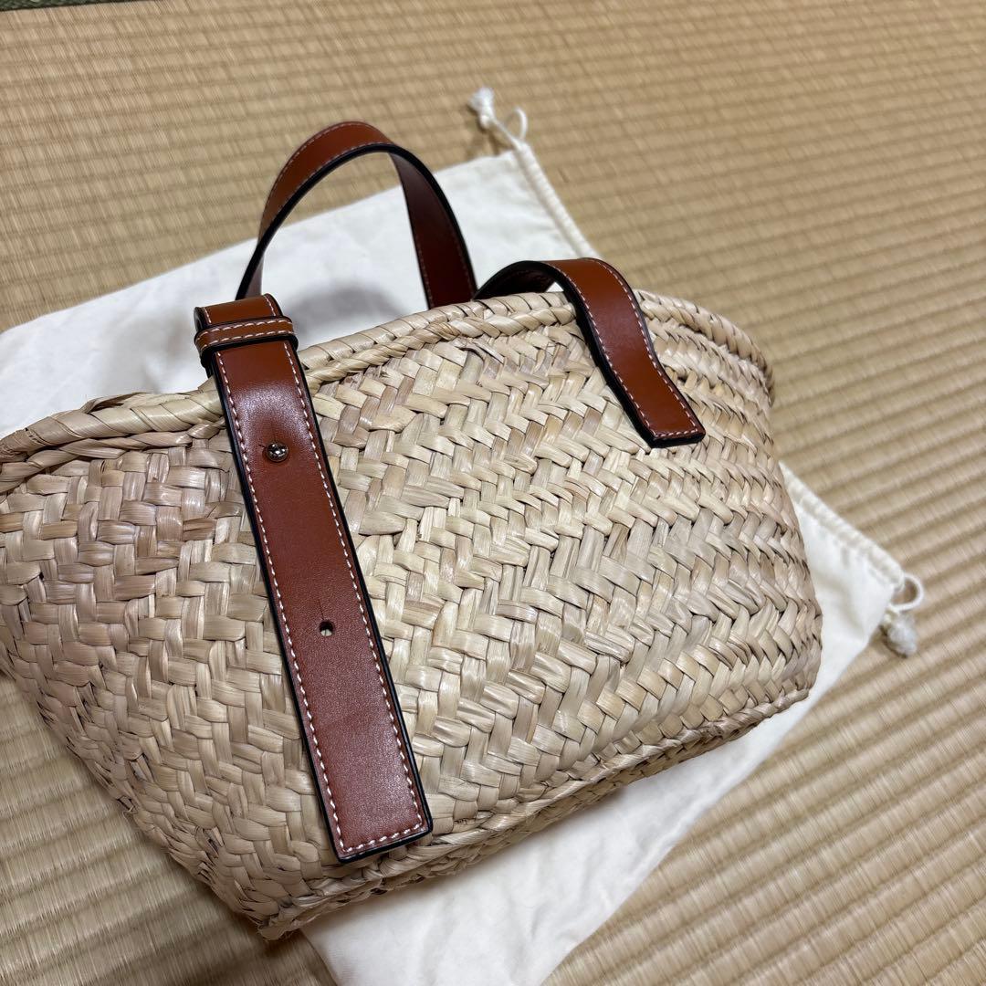 LOEWE ストローかごバッグ ベージュ スモールサイズ