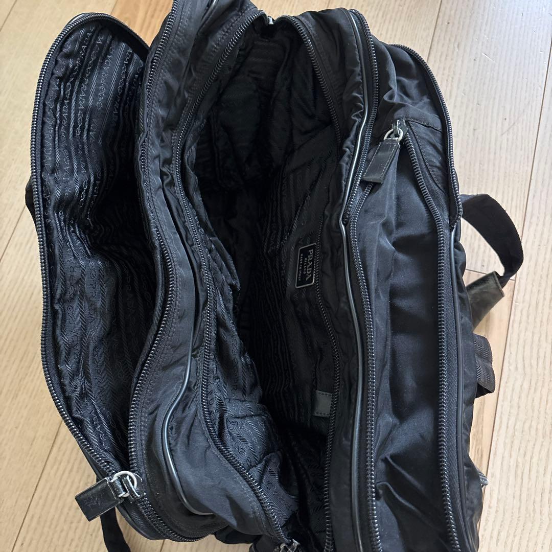 PRADA ブラック ボストンバッグ