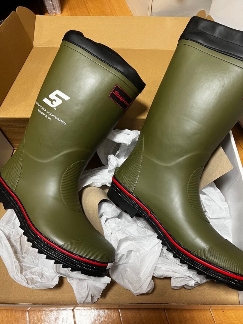激レア Snap-on スナップオン 長靴 レインシューズ