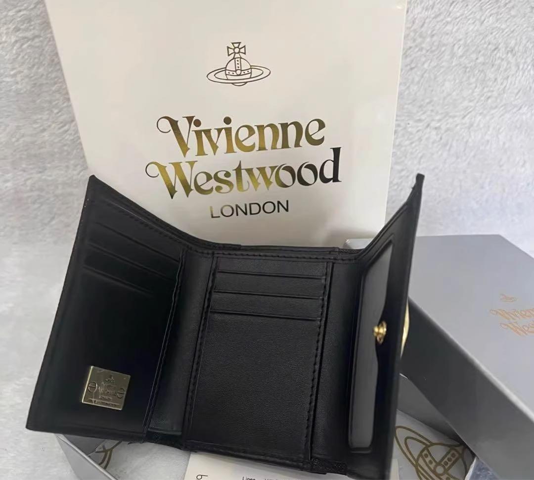 Vivienne Westwood ヴィヴィアン 三つ折り財布 レザー