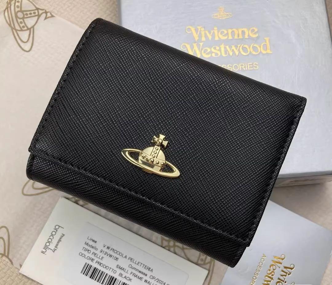Vivienne Westwood ヴィヴィアン 三つ折り財布 レザー