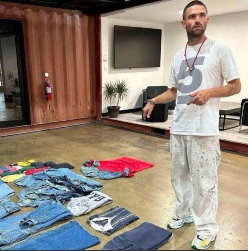 JESSE着 Dickies Sherwin Williams ペインターパンツ