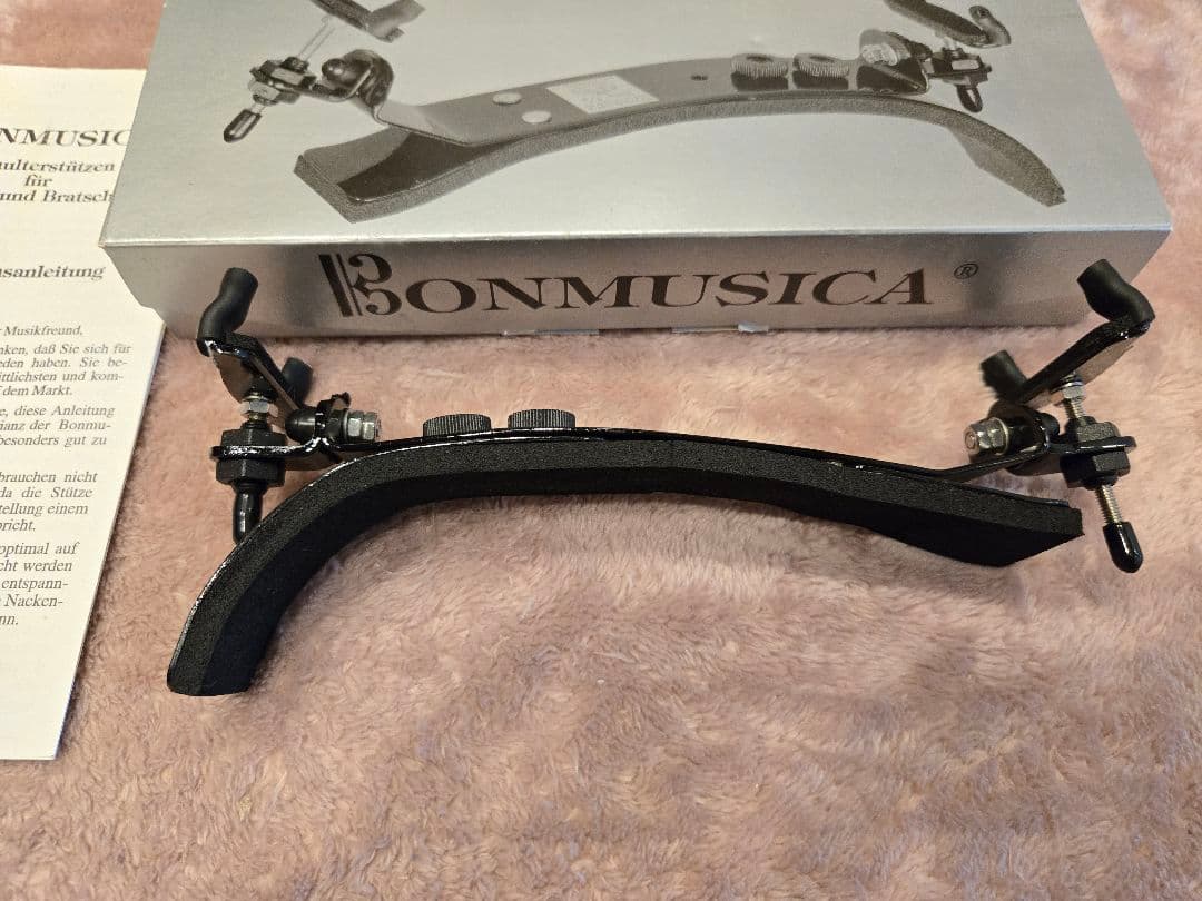 ボンムジカ バイオリン 肩当て 3/4 使用期間短め 美品