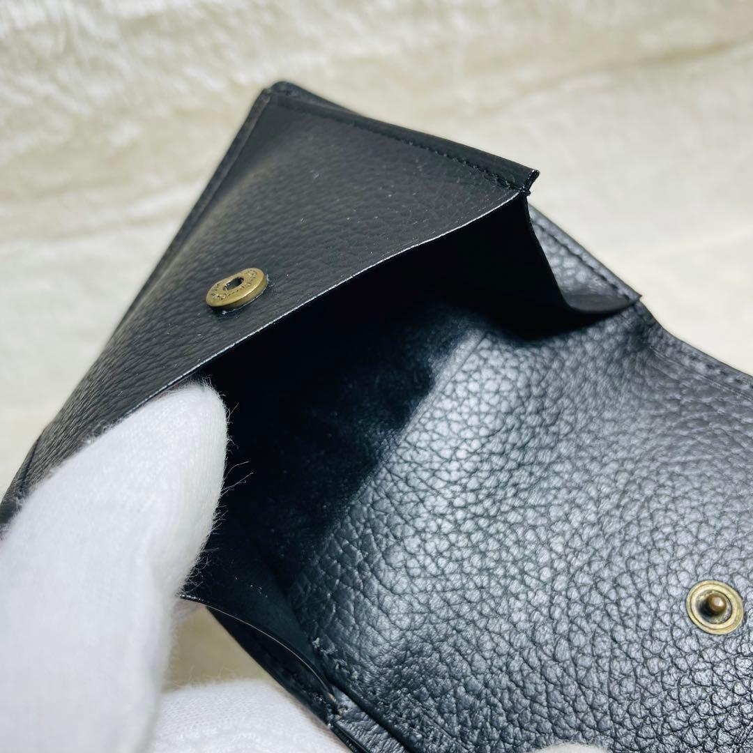 新品未使用　正規品　BURBERRY 折り財布　ノバチェック　ブラック　レザー