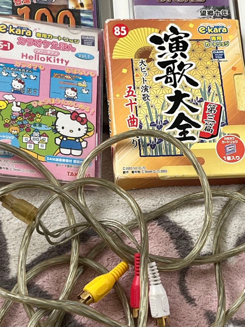 e・karaイーカラ　マイク2本とカートリッジ21個セットで