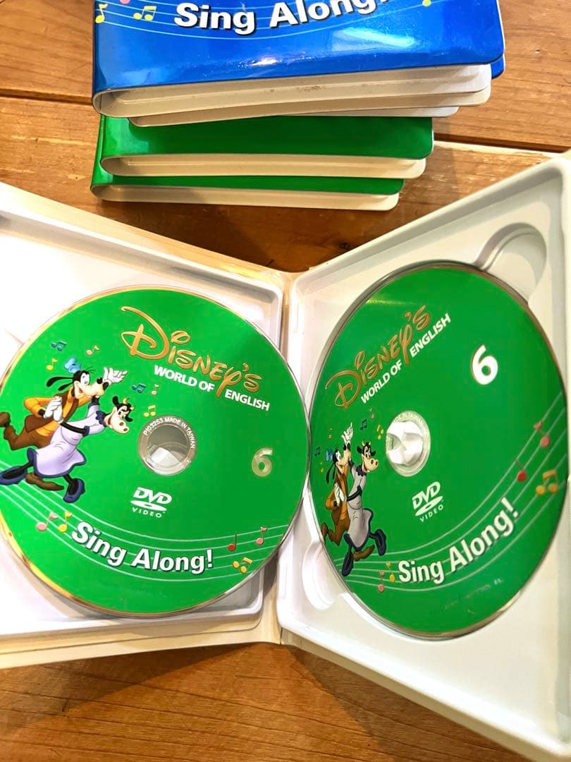 DWE ディズニー英語システム　シングアロングDVD 1-12セット