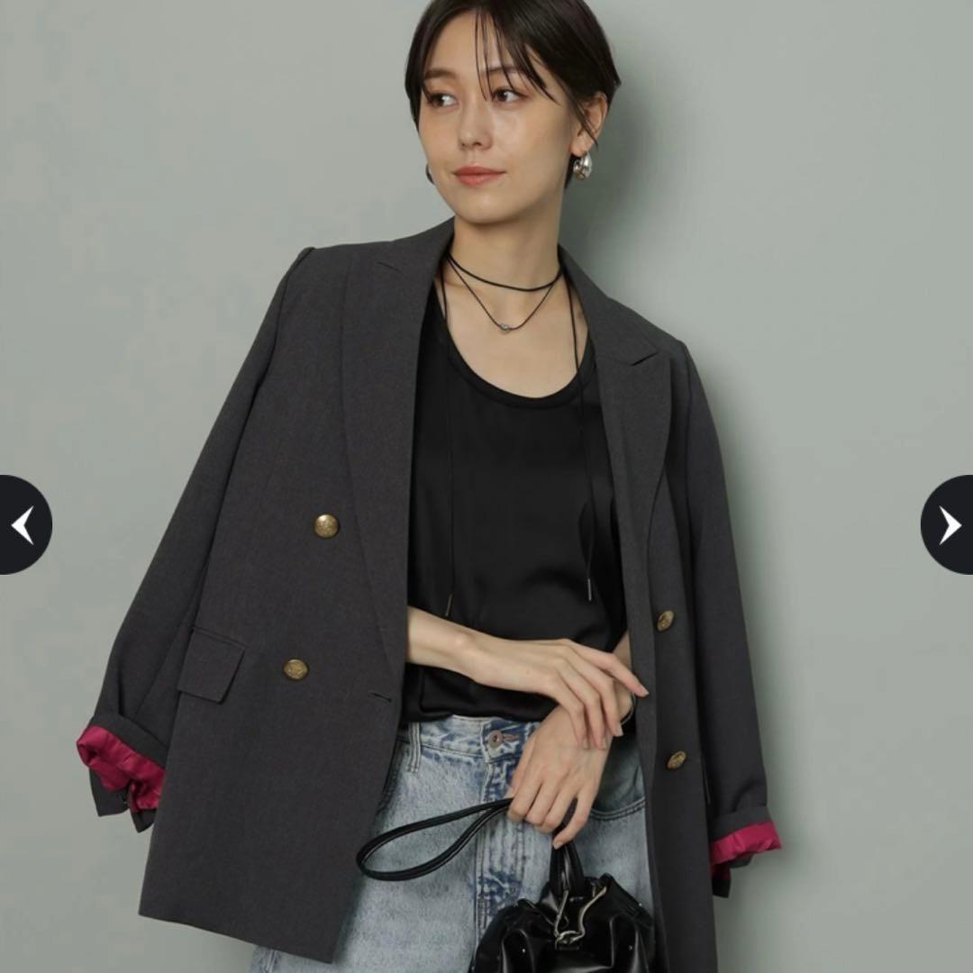 Arpege story W釦テーラードジャケット