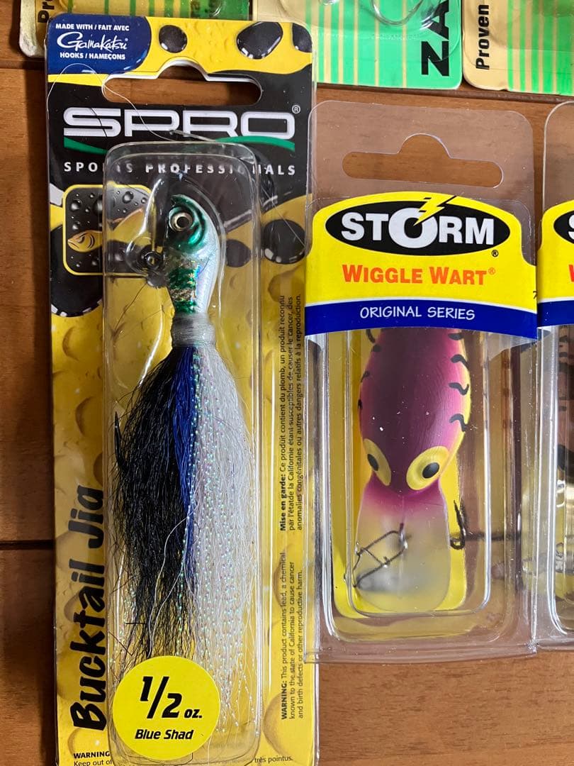 未使用　アメリカンルアー11個セット(へドン、バグリー、ストーム他)