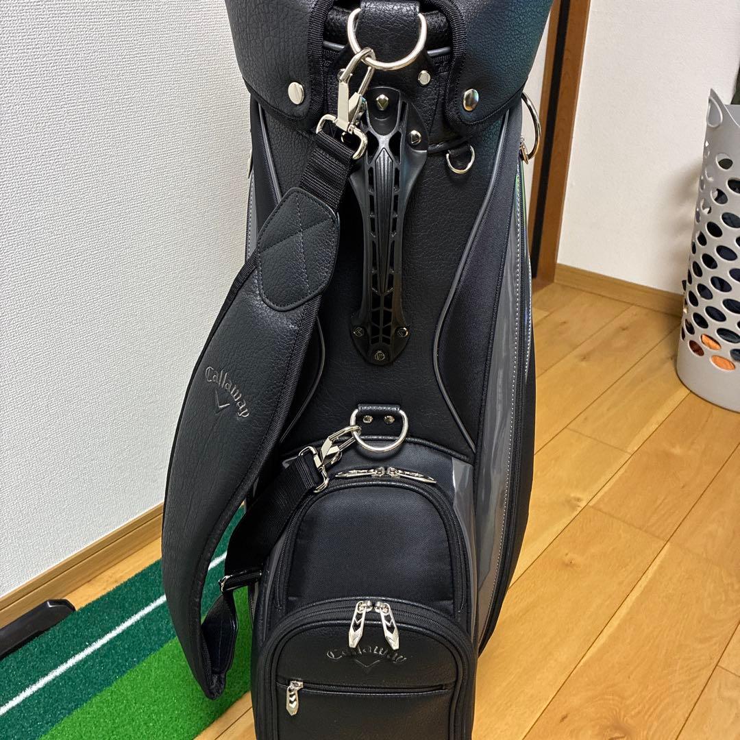 たく　キャロウェイ　キャディバッグ　ガンメタル×ブラック