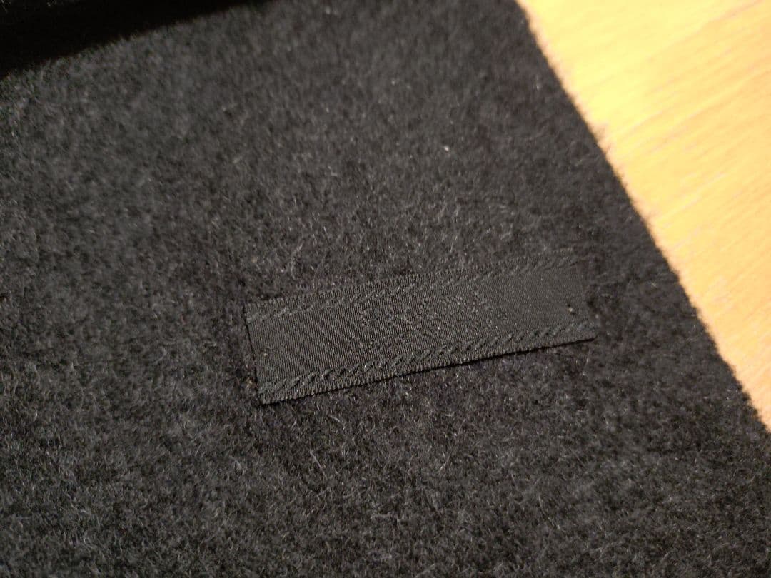 PRADA ウールマフラー チャコール ユニセックス