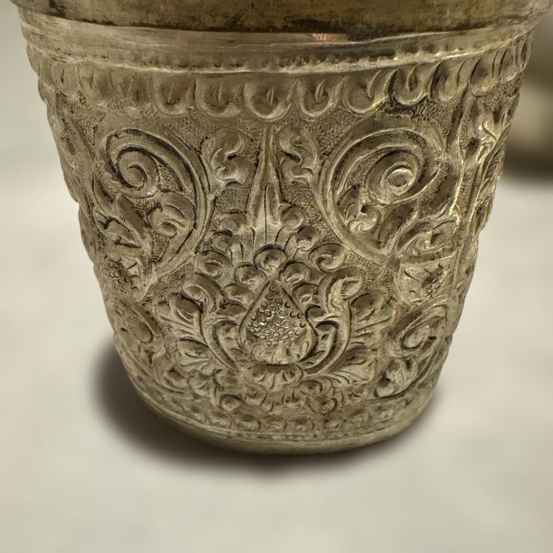 【希少】アンティーク シルバーポット6点セット ビクトリアン調 英国 イギリス