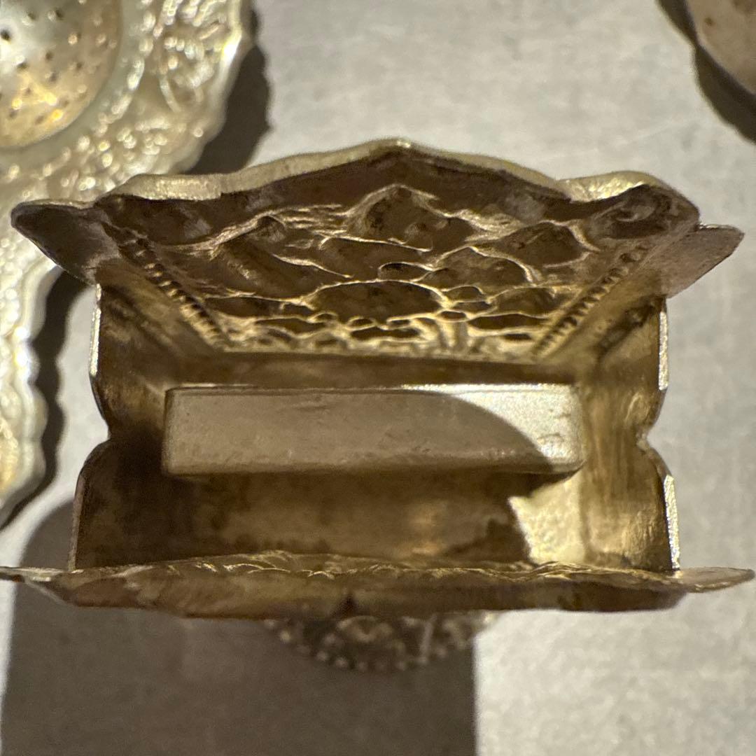 【希少】アンティーク シルバーポット6点セット ビクトリアン調 英国 イギリス