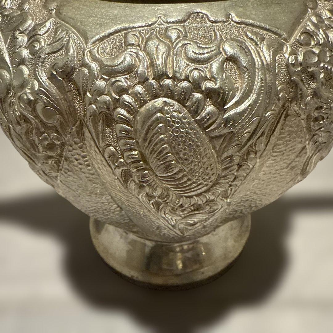 【希少】アンティーク シルバーポット6点セット ビクトリアン調 英国 イギリス