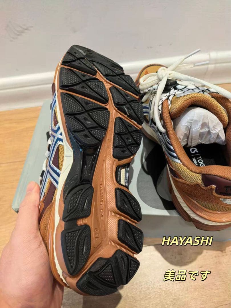 24cm ASICS×TOGA スニーカー Brown 美品