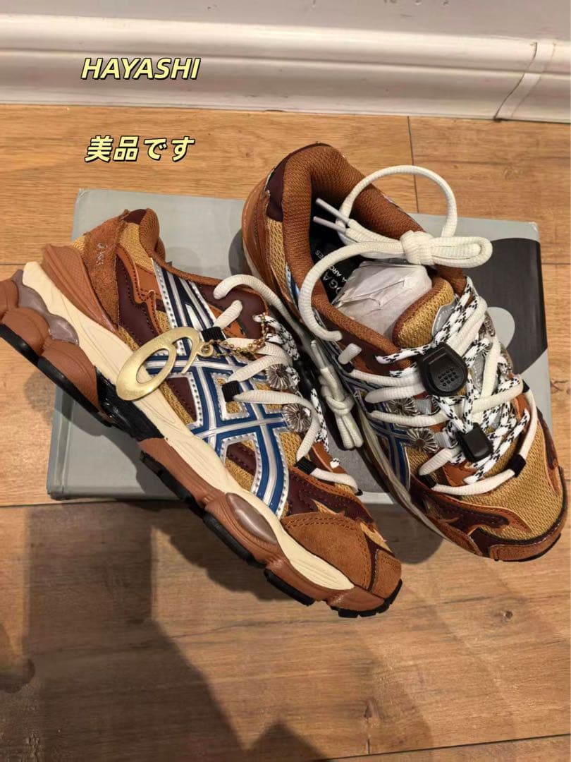 24cm ASICS×TOGA スニーカー Brown 美品