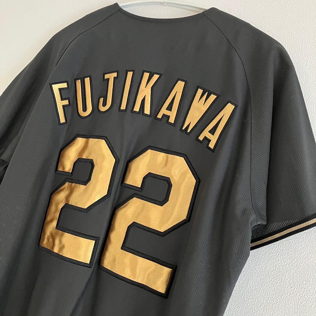 完売品 阪神タイガース ブラックダイナマイト ユニフォーム 藤川 22 L