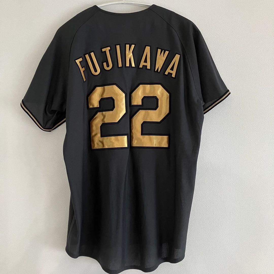 完売品 阪神タイガース ブラックダイナマイト ユニフォーム 藤川 22 L