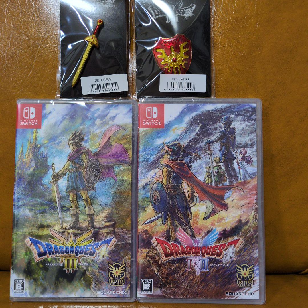 新品未開封　ドラゴンクエストIII・I・II 未開封セット