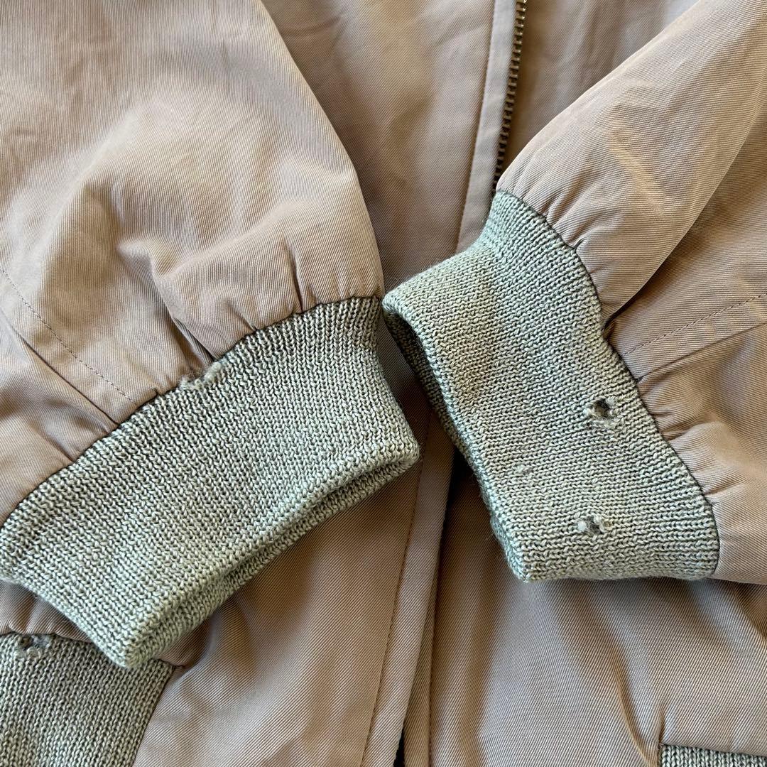 【美品】 バーバリー ハリントンジャケット ベージュ ノバチェック L 90s