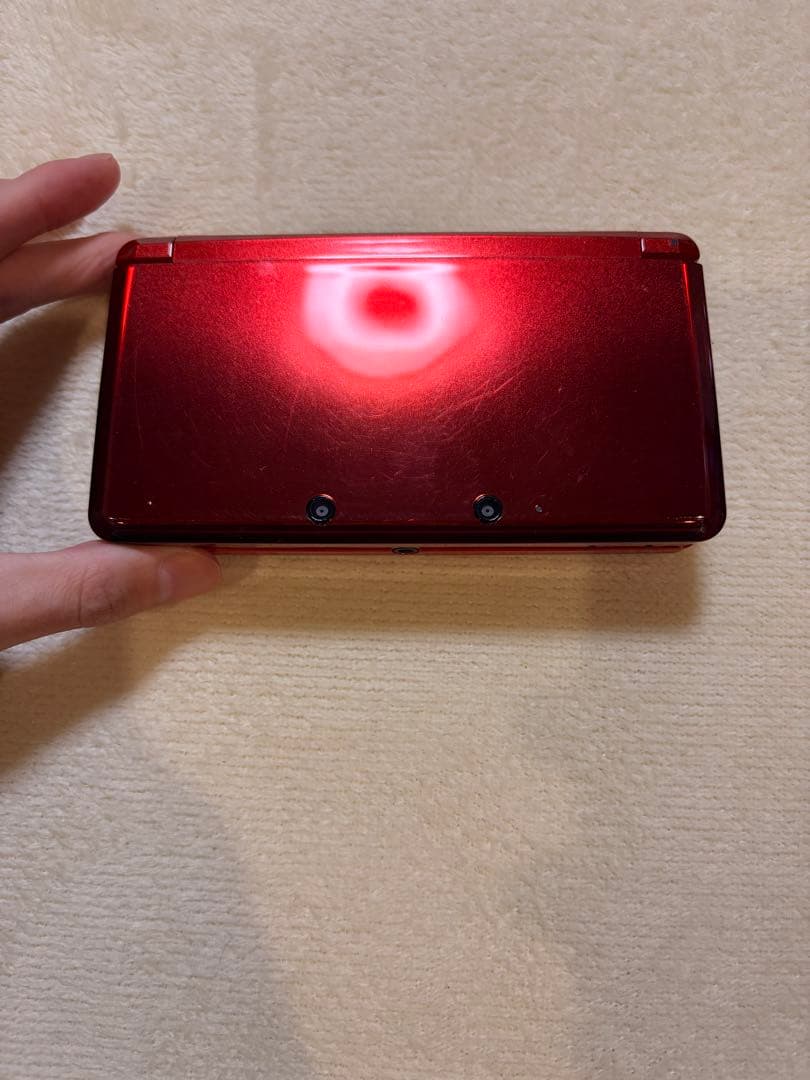 値下げ⚠️24時間発送 レッド ニンテンドー3DS 本体 + ゲームソフト 訳あり