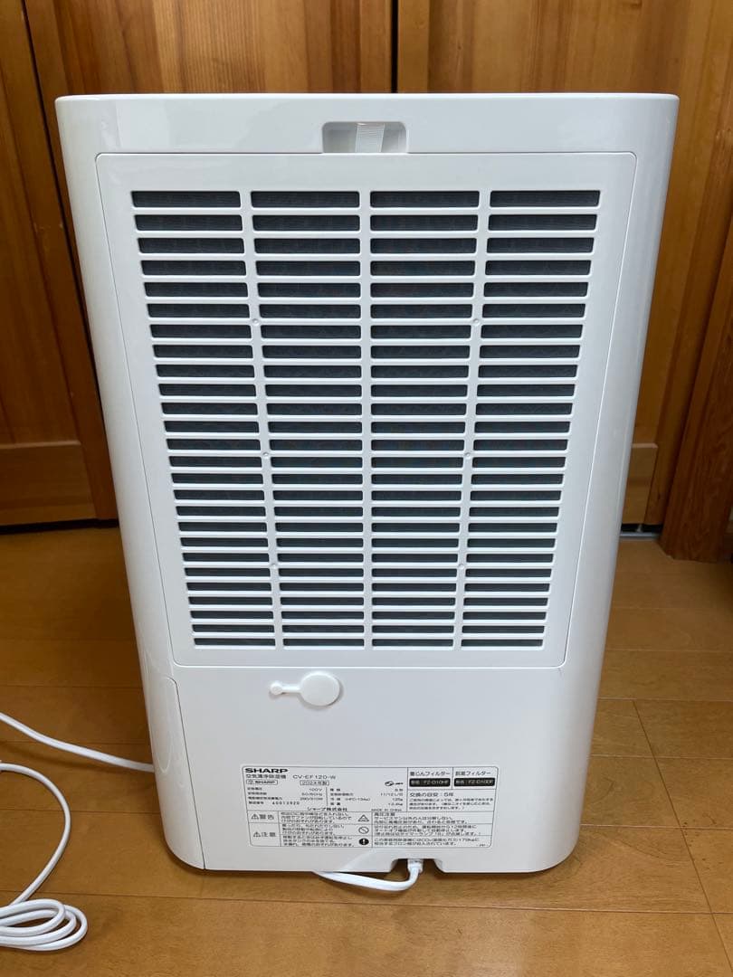 シャープ 除湿機 兼 空気清浄機 ホワイト CV-EF120-W/2024年製