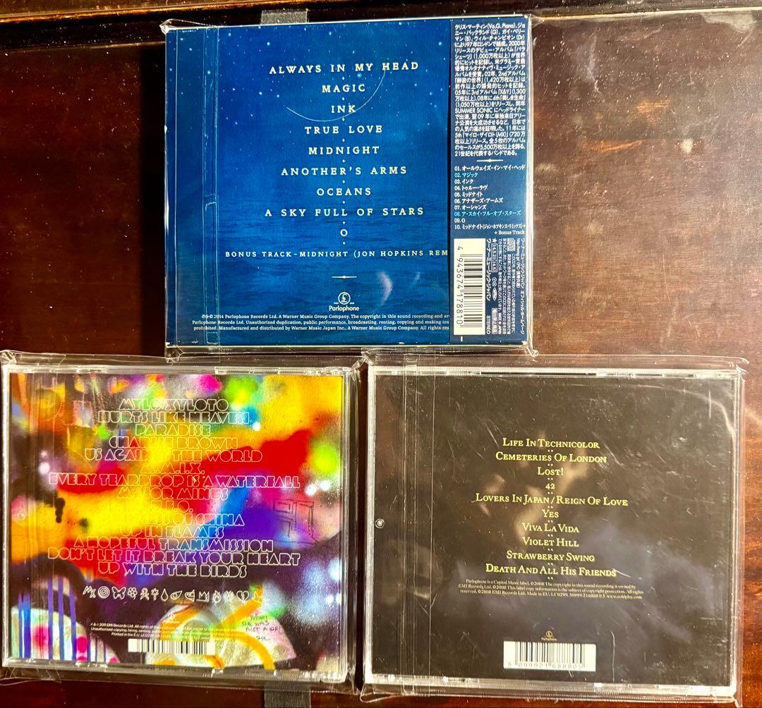 Coldplay コールドプレイ　アルバム 8枚セット