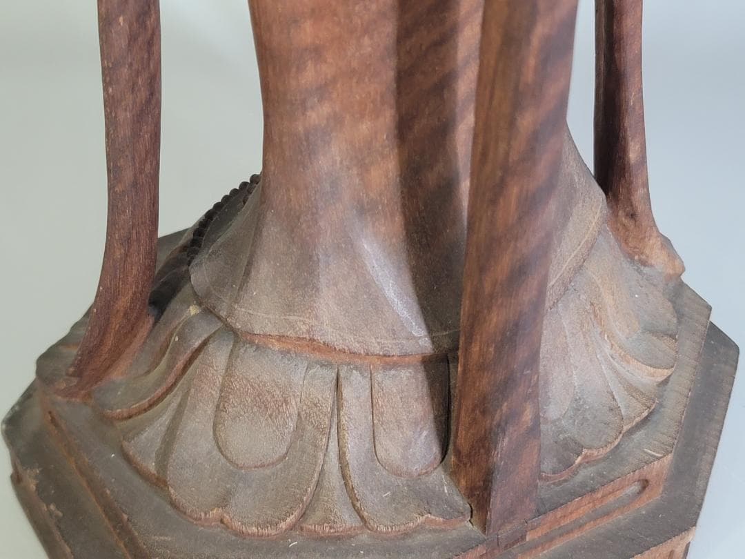 仏教美術 時代 木彫刻 観音菩薩像