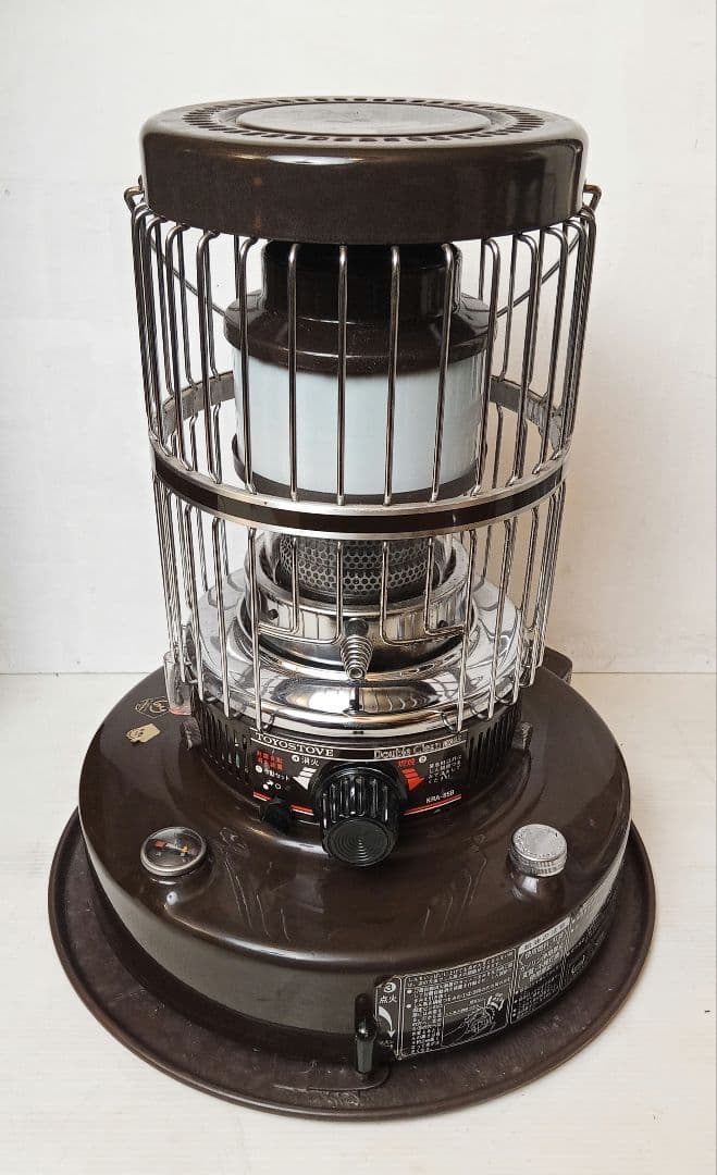 【良品】TOYOTOMI 石油ストーブ ブラウン KRA-85B