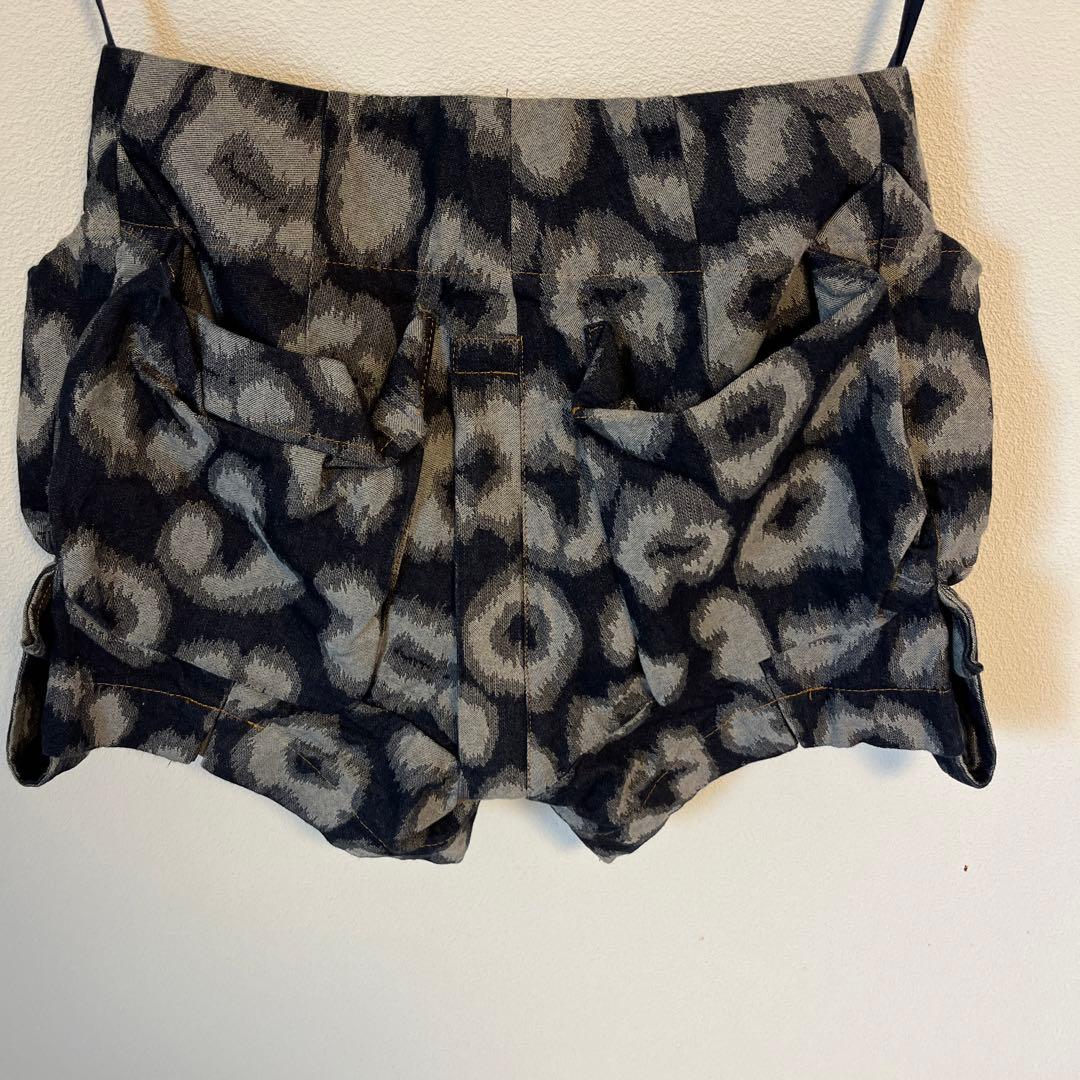 ヴィヴィアンウエストウッド ヒョウ柄 ショートパンツ　M デニム