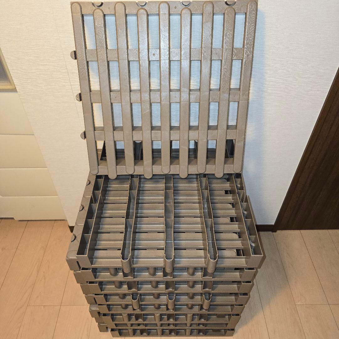 ジョイントパレット 16枚 ダブル ベルカ 日本製 すのこ プラスチック