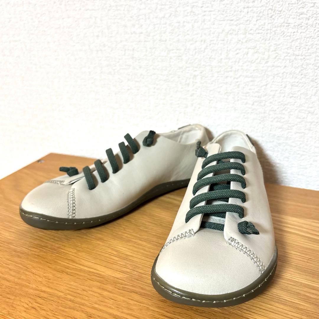カンペールCamper Peu Cami ペウ カミ レザースニーカー グレー