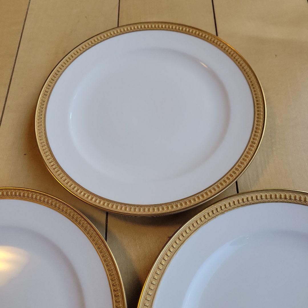 大倉陶園❸クラウンエンボス　デザート皿　3枚