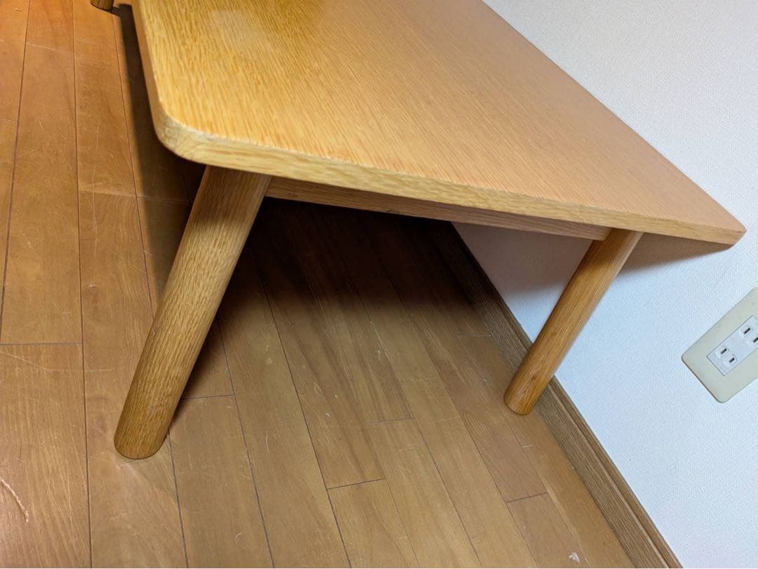 ■送料込■無印良品 MUJI ローテーブル オーク材 木製家具 デスク 120