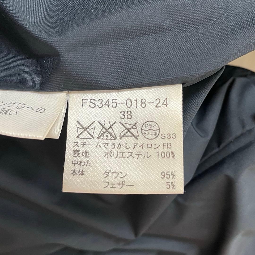 バーバリーロンドン　ダウンベスト　チェック　グレー　38 （S〜M）